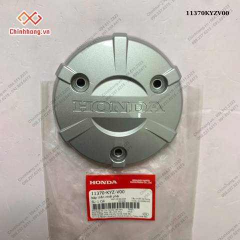 Nắp chắn nhiệt phải Future mập Future led 125 MÀU BẠC CHỮ NỔI