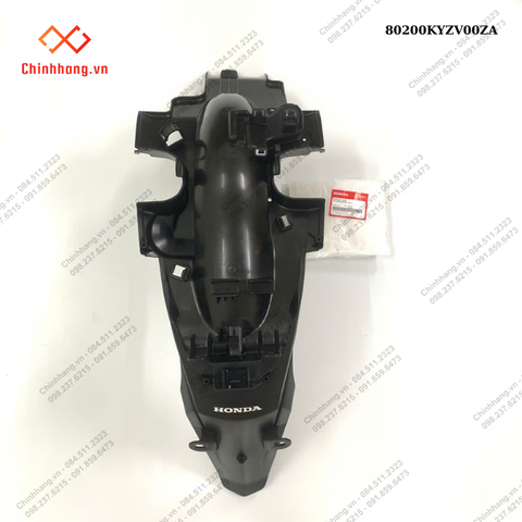 Bộ chắn bùn sau *ALL*-BỘ NHỰA Future 125-2011- màu đen