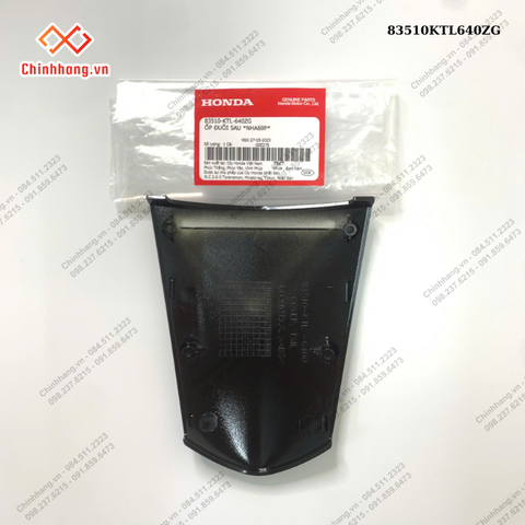 ốp đuôi sau *NHA69P*-BỘ NHỰA WAVE S 100 2008 MÀU ĐEN