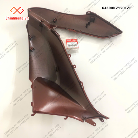 Bộ ốp trước bên phải *R-350C*-BỘ NHỰA PCX-2012- màu NÂU ĐEN