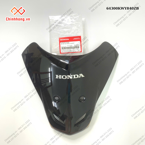 Bộ mặt nạ trước *NHA69P*-BỘ NHỰA WAVE S 100 2008 MÀU ĐEN