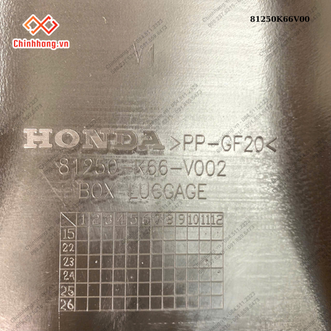 Thùng Đồ (Hộp Chứa Đồ) HONDA Air Blade 125 2015-2016
