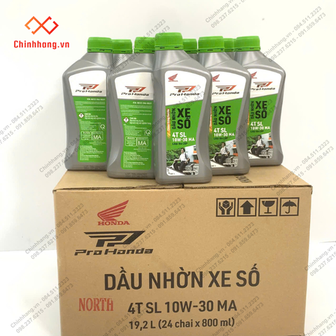 Thùng dầu động cơ xe số SL-MA10W-30 0.8L