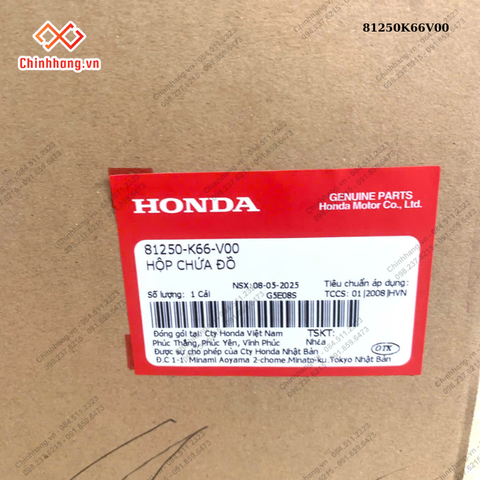 Thùng Đồ (Hộp Chứa Đồ) HONDA Air Blade 125 2015-2016