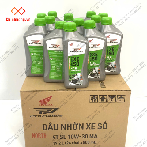 Thùng dầu động cơ xe số SL-MA10W-30 0.8L