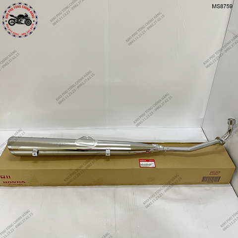 Ống xả/ Pô xe Wave S/RS/Alpha - Có chống nóng