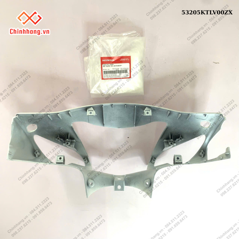 BỘ NHỰA WAVE Alpha 100- 2013 Màu Trắng-Nắp trước tay lái*NHB55P*