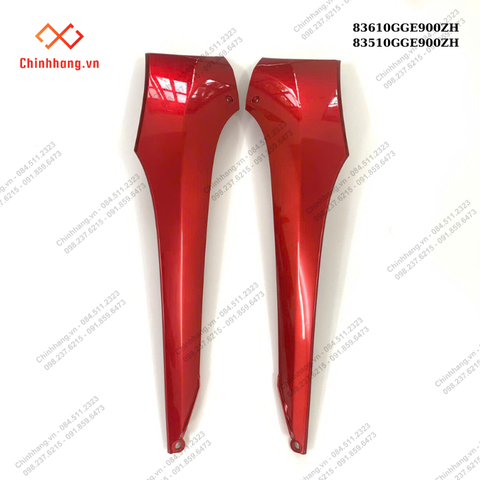 BỘ ốp sàn bên trái phải *R340C*-BỘ NHỰA Lead 110-2010,màu đỏ tươi