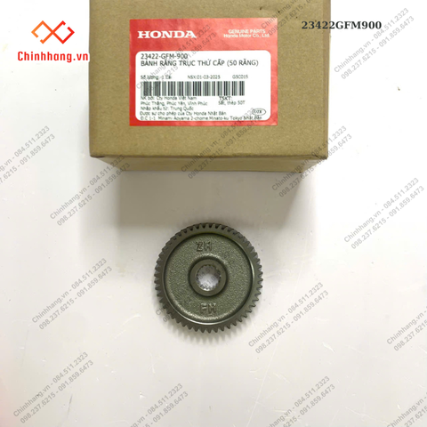 Bánh răng trục thứ cấp (50 răng) HONDA LEAD110