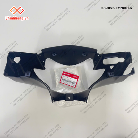 Nắp trước tay lái *NHA69P*-BỘ NHỰA FUTURE Neo GT-2006 đen chữ Future Neo vàng ánh