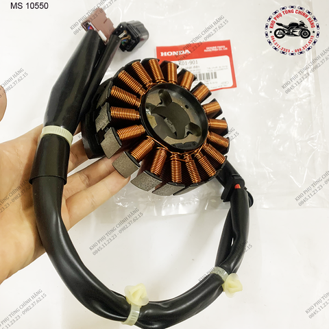 =>CUỘN DÂY MÁY PHÁT ĐIỆN XE SH 125& 150 ĐỜI 2012- 2015 ( MS 10550)