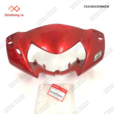 Bộ nắp trước tay lái *R340C*-BỘ NHỰA Lead 110-2010,màu đỏ tươi