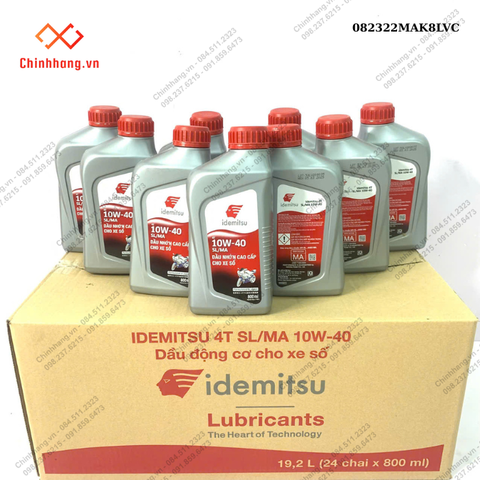 Thùng dầu động cơ xe số SL-MA10W-30 0.8L