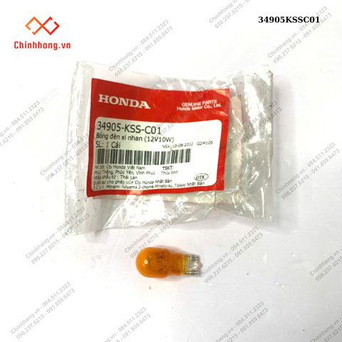 Bóng đèn xi nhan (12V10W) Honda Supra X 12,CB 150 R Fi