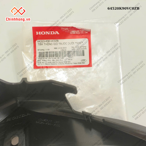 Tấm thông gió trước dưới *NH1*-BỘ NHỰA WAVE 110 RSX 2023 ĐỎ ĐEN ĐĨA