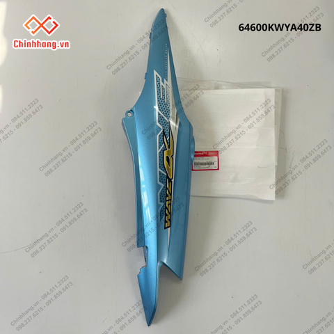 Bộ ốp sườn phải *B203M*-Bộ nhựa Wave Alpha 2016 xanh nhạt