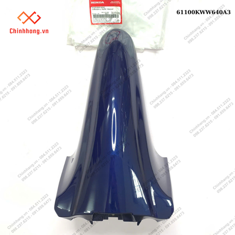 BỘ NHỰA Wave Alpha 110cc năm 2024-MÀU XANH-Chắn bùn A, trước *PB421M*