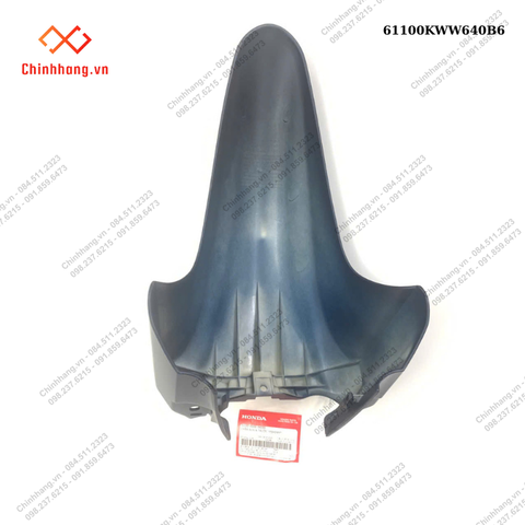 Chắn bùn A trước *PB434M*-BỘ NHỰA WAVE 110-2024 XANH TÍM CỔ ĐIỂN