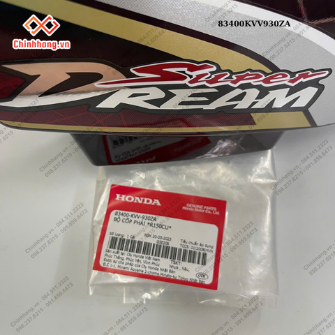 Bộ cốp phải *R150CU*-BỘ NHỰA DREAM 100-2009