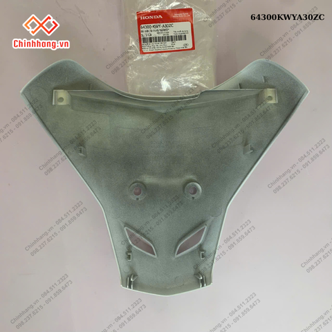 BỘ NHỰA WAVE Alpha 100- 2013 Màu Trắng-Bộ mặt nạ trước*NHB55*