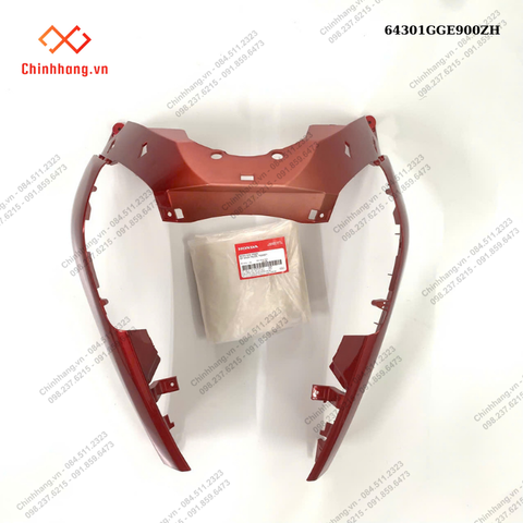 ốp nhựa trước *R340C*-BỘ NHỰA Lead 110-2010,màu đỏ tươi