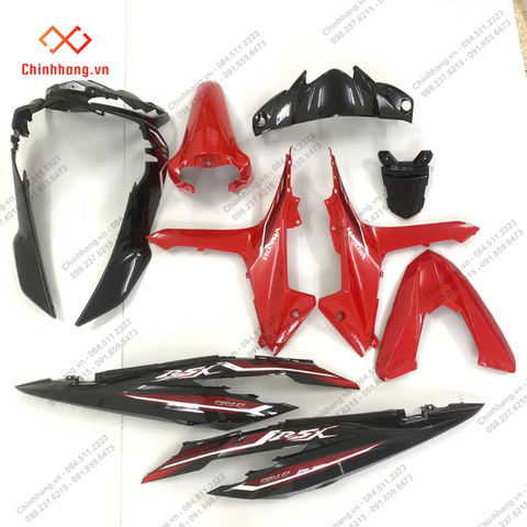 BỘ NHỰA BÓNG-BỘ NHỰA WAVE 110 RSX 2023 ĐỎ ĐEN