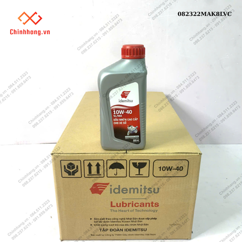 HỘP dầu động cơ xe số SL-MA10W-30 0.8L