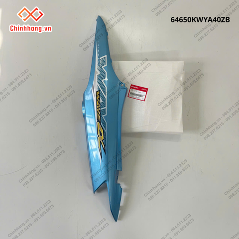 Bộ ốp sườn trái *B203M*-Bộ nhựa Wave Alpha 2016 xanh nhạt