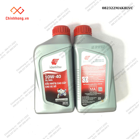 HỘP dầu động cơ xe số SL-MA10W-30 0.8L