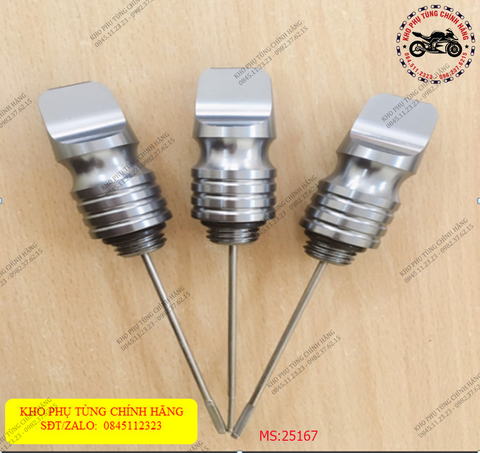 Thước thăm dầu *Bạc*   -Air Blade Fi-2008-2010