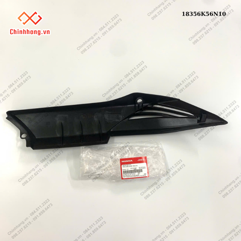 Tấm chắn nhiệt ống xả-BỘ NHỰA WINNER THƯỜNG V1 MÀU TRẮNG