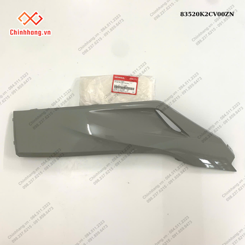 Ốp sàn bên phải *NHC60P*-BỘ NHỰA Vision 2023 phiên bản thể thao,Màu Xám Xi Măng Đen