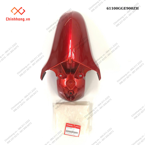 Chắn bùn trước *R340C*-BỘ NHỰA Lead 110-2010,màu đỏ tươi