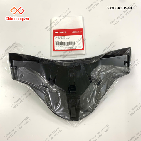Bộ nắp trước tay lái-Bộ nhựa Future 125-2019 màu trắng