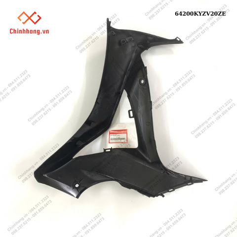 Bộ ốp yếm phải *NHB25*-BỘ NHỰA Future 125-2011-màu đen