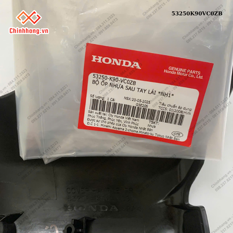 Bộ ốp nhựa sau tay lái *NH1*-BỘ NHỰA WAVE 110 RSX 2023 ĐỎ ĐEN ĐĨA