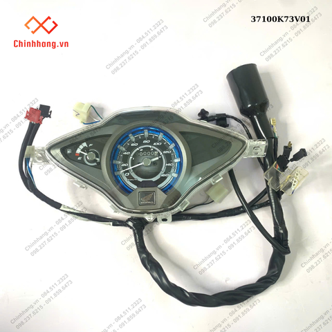 Bộ đồng hồ công tơ mét Futủe 125 Có Nút Mở Đèn 2016-2018