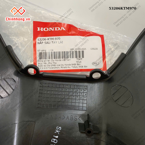 Nắp sau tay lái-BỘ NHỰA FUTURE Neo 125-2005- màu đỏ đậm