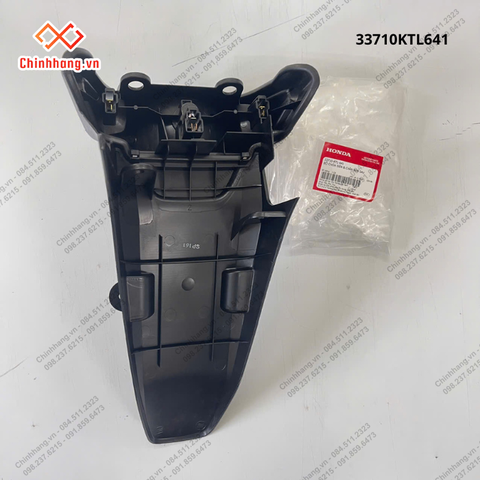 Bộ chóa đèn & chắn bùn sau-Bộ nhựa Wave Alpha 2016 xanh nhạt