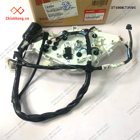 Bộ đồng hồ công tơ mét Futủe 125 Có Nút Mở Đèn 2016-2018