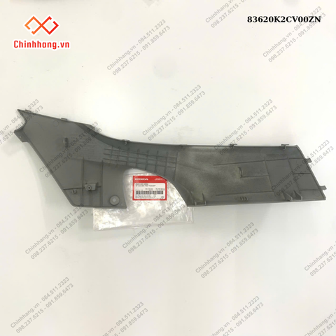 Ốp sàn bên trái *NHC60P*-BỘ NHỰA Vision 2023 phiên bản thể thao,Màu Xám Xi Măng Đen