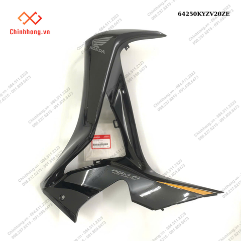 Bộ ốp yếm trái *NHB25*-BỘ NHỰA Future 125-2011-màu đen