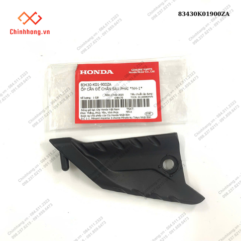 Ốp cần để chân sau phải *NH-1*-BỘ NHỰA SH 150-2012 MÀU ĐEN