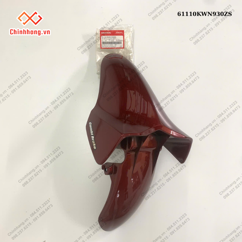 Bộ chắn bùn trước*R-350C*-BỘ NHỰA PCX-2012- màu NÂU ĐEN