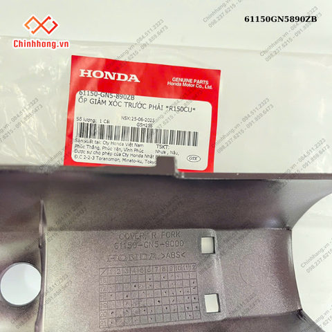 Ốp giảm xóc trước phải *R150CU*-BỘ NHỰA DREAM 100-2009