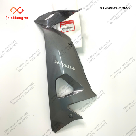 Bộ ốp yếm trái *NHA62M*-BỘ NHỰA WAVE S 100 2008 MÀU ĐEN