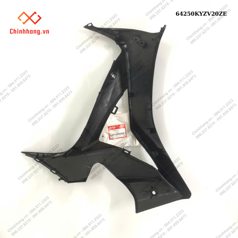 Bộ ốp yếm trái *NHB25*-BỘ NHỰA Future 125-2011-màu đen