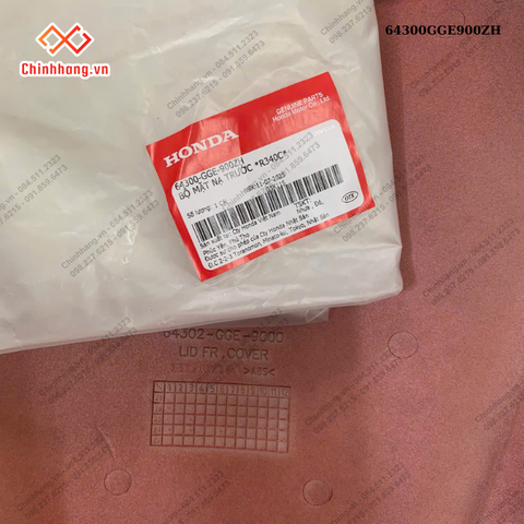 Bộ mặt nạ trước *R340C*-BỘ NHỰA Lead 110-2010,màu đỏ tươi