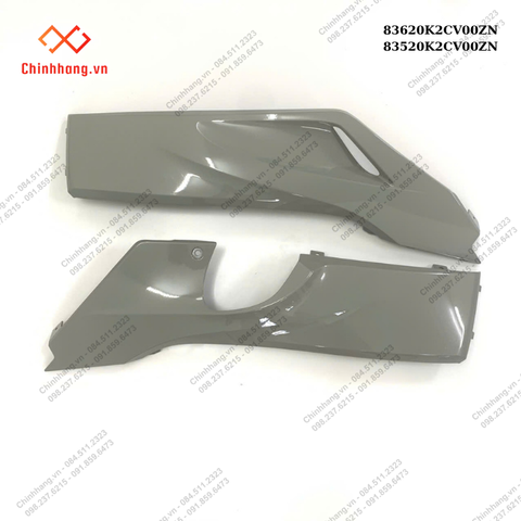 Bộ Ốp sàn bên trái phải*NHC60P*-BỘ NHỰA Vision 2023 phiên bản thể thao,Màu Xám Xi Măng Đen