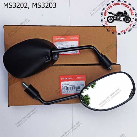 Bộ Gương Chiếu Hậu Liền Ốc Xe Super Dream 100 (2006-2009)